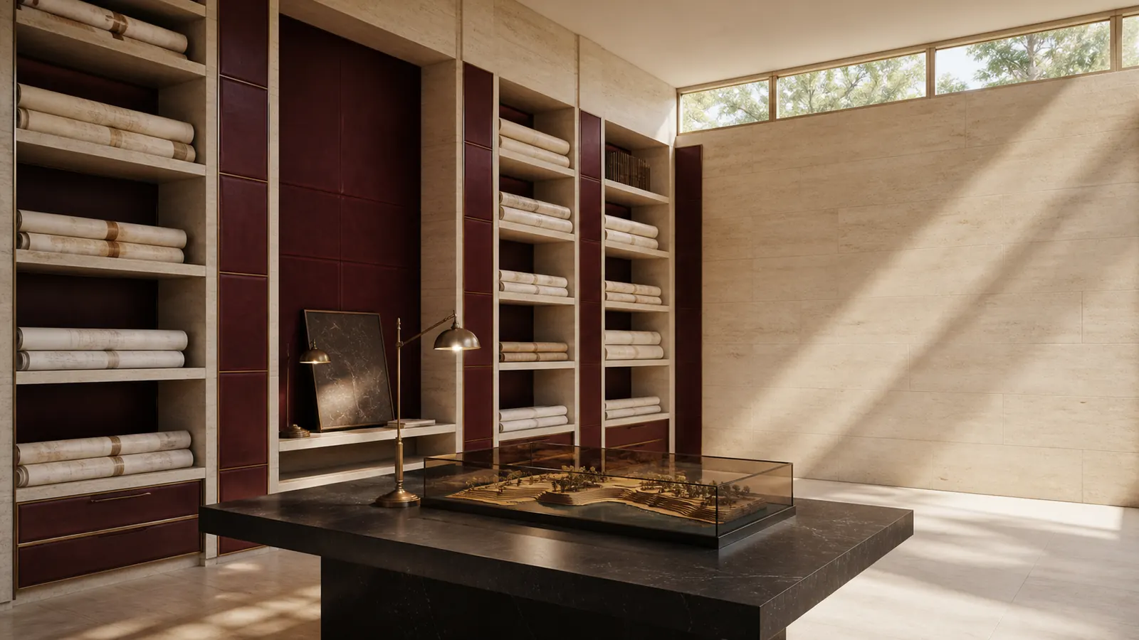 A conceptual private advisory library with development materials